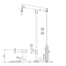 Body-Solid Lat Pulldown en Low Row met Gewichtsstapel - GLM84