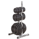 Outlet Body-Solid Olympic Plate Tree & Bar Holder - GOWT (Enkel Afhaling)