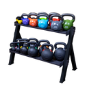 Body-Solid 2-delig Halter- & Kettlebellrek - GDKR100B