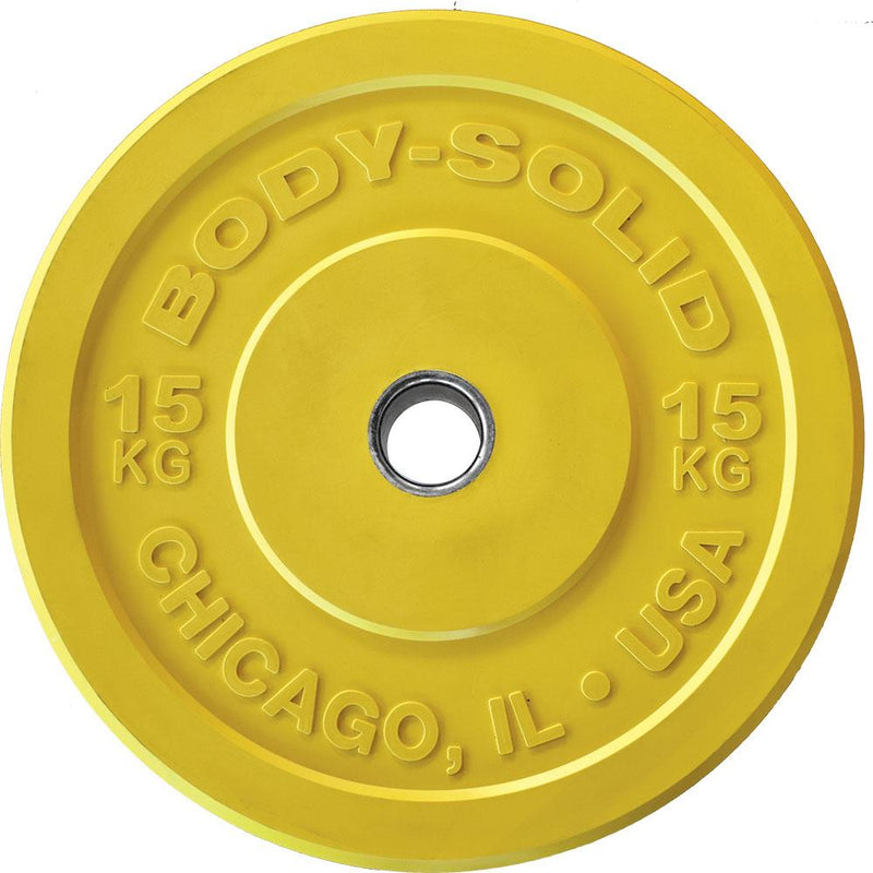 Body-Solid Chicago Extreme Farvede olympiske kofangerplader OBPXCK